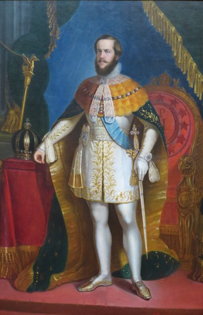 Porträt von Kaiser D. Pedro II von Antônio Sousa de Lobo